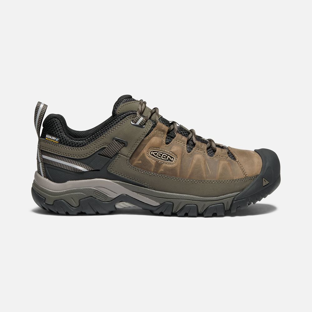 Keen Wandelschoenen Heren Bruin/Olijfgroen - Targhee Iii Waterproof Wide - 65401-BZDV